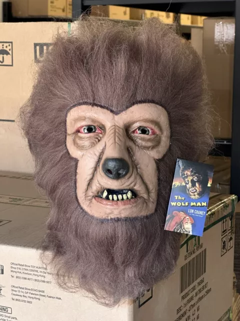 Trick or Treat Studios Wolfman Chaney Entertainment Wolf Man Halloween Mask NEW