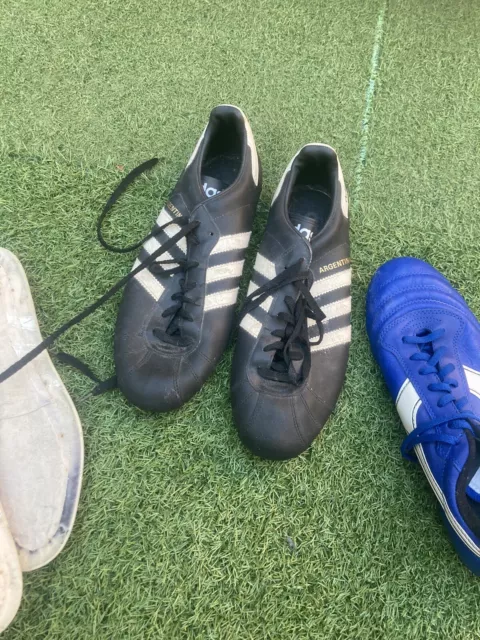 ADIDAS ARGENTINA FOOTBALL Boots Retro Old Classic Knackered But Reparable 25.00 PicClick UK