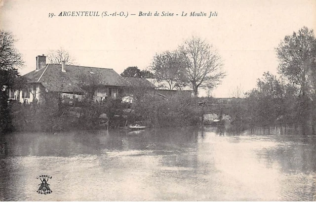 95 .n° 106814 .  argenteuil .le moulin joli .bords de seine .