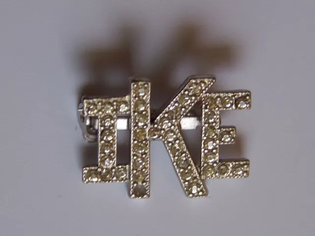 Vintage Republican Party GOP Eisenhower 'IKE' Campaign Pin circa 1952