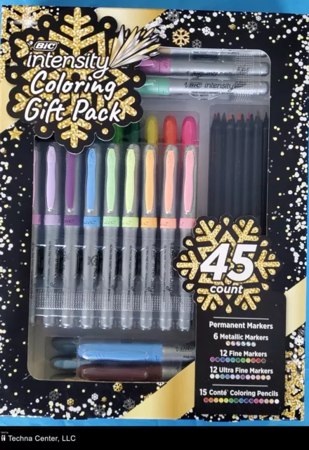 BIC Intensity Coloring Marker Gift Pack, 45/Pack