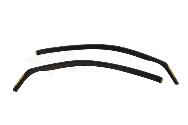 VW POLO 3-portes 2002-2009 Deflecteurs de vent 2-pièces HEKO Bulles