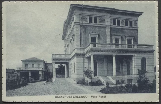 CARTOLINA - Casalpusterlengo, Villa Rossi - (4885)