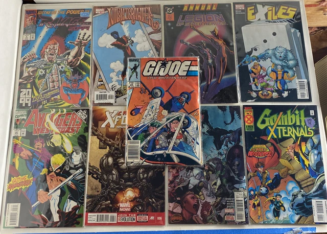 Marvel & DC Comic - Lot of 9:  GI Joe Rampage See Pictures NEW & VTG