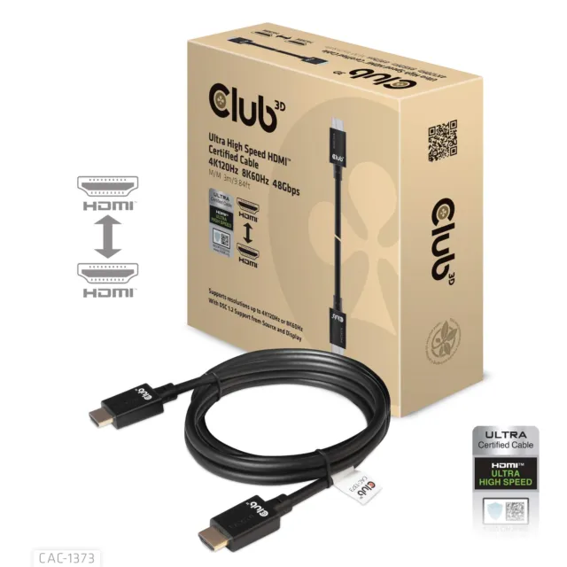 Club 3D compatible HDMI-Kabel - 3 m CAC-1373