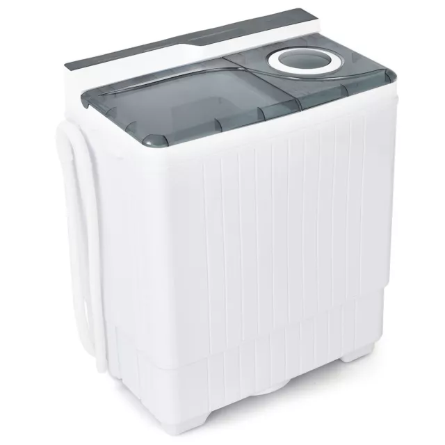 Twin Tub Washing Machine Portable Laundry Washer Machine 6.5KG Washer+2KG Dryer