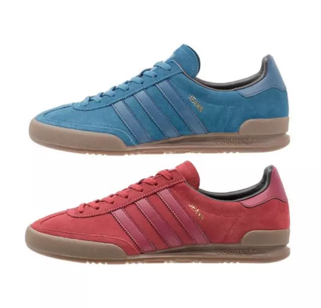 ADIDAS JEANS MK II Size UK 10 Limited Edition Blue or Red pair