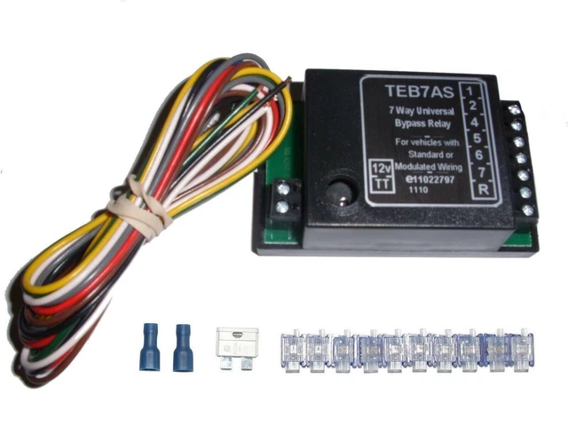 AB Tools Relais Électrique Intelligent 7 Voies Pour Attelage Caravane - Compatible Canbus Et Véhicules Modernes TR186