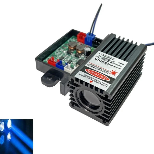 Thick Beam 450nm 200mw Blue Dot Laser Diode Module 12V Perfect LED Light Show