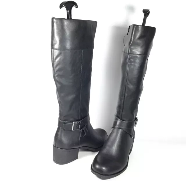 Style & Co Vedaa Women's Size 6.5 Black High Knee Riding Boots 2