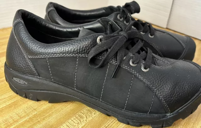 Keen Womens Size 11 Presidio Black Leather Outdoor Walking Shoe 2