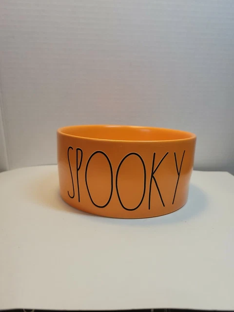 Rae Dunn "Spooky" Pet bowl Candy Dish Pet Halloween 5"