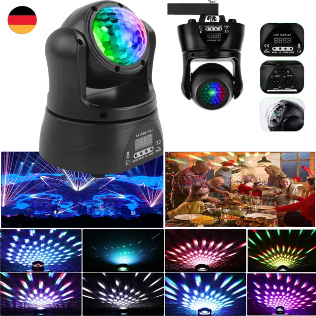 LED Doppelseitige Moving Head Bühnenlicht DMX512 Partylicht für DJ Disco Club DE