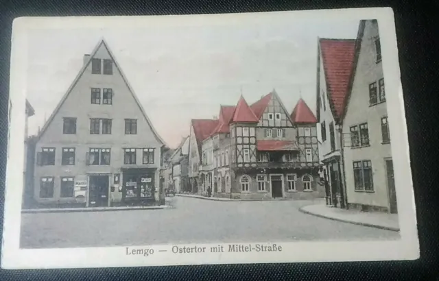 Lemgo Hotel Ostertor Mittel-Strasse Lemgo Germany Postcard PC