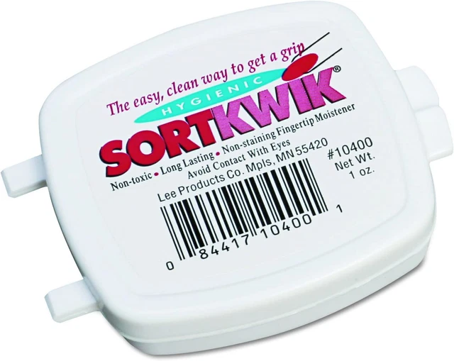 10400 Sortkwik Fingertip Moisteners, 1 Oz, Pink