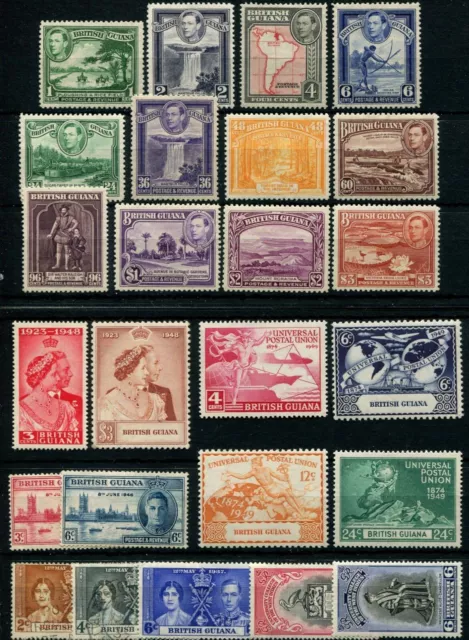 British Guiana 1937-51 Kgvi Sg305/29 Mint