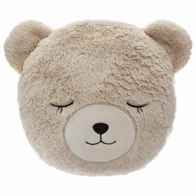 Atmosphera – Cojín Oso De Piel Artificial, 27CM, Nuestro, CM - para Niños