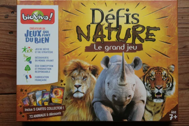 Défi Nature Le Grand Jeu avec 5 cartes Collector, fabriqué en France - Bioviva