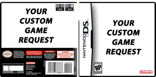 Estuches personalizados para Nintendo DS - SIN JUEGO SIN MANUAL