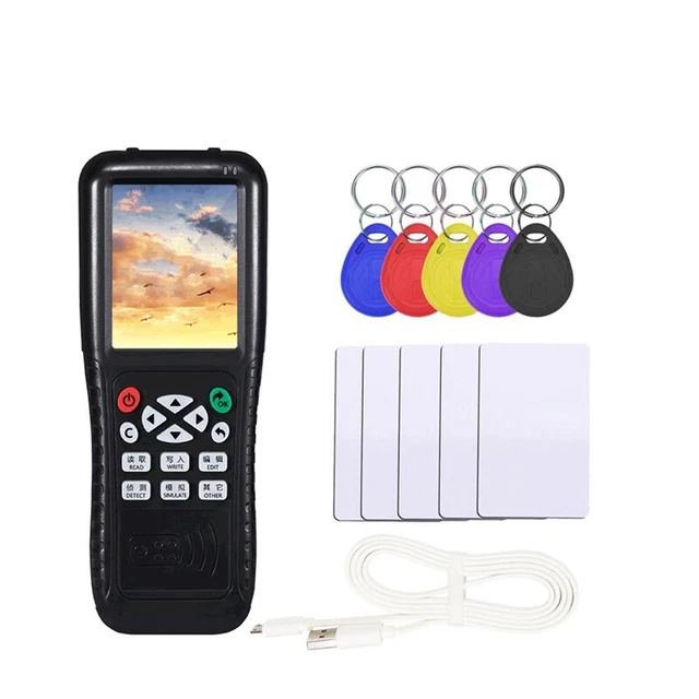 RFID Copier with Full Decode Function Card Key NFC IC ID Duplicator Reader P7Z1