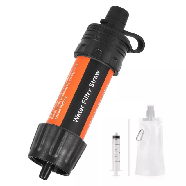 Outdoor Water Filter Straw Suitable for Hiking and Travel 5000L Filter Lifespan