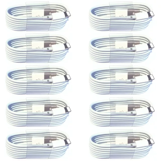 10x 1m USB Ladekabel Datenkabel für iPhone 14 Pro Max iPhone 13 iPhone 12 X iPad