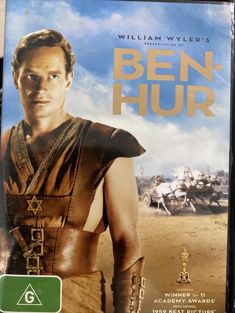 Ben-Hur (1959 Digitally Remastered) R4 DVD 2-Disc Set #B1