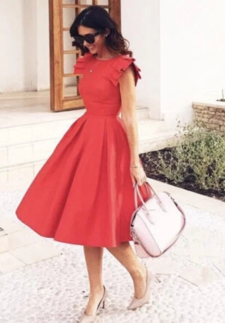 Karolyn fantasia v best sale neck midi dress