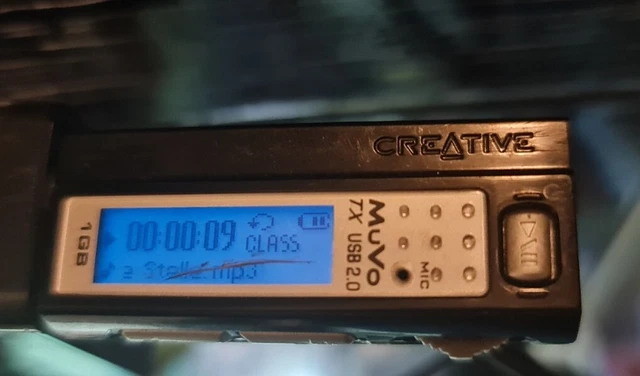 CREATIVE MUVO TX USB 1 GB Digital Audio Player Tested Pocket Storage ...