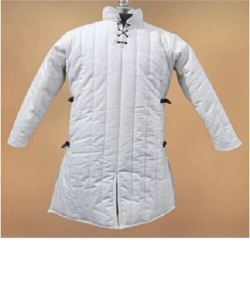 Medievale Spesso Imbottito Gambeson,Giacca Costume Gmabeson Sca Giochi di Ruolo