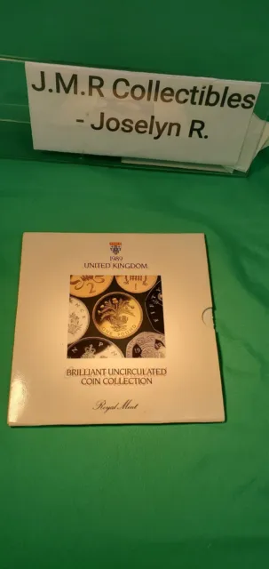 1989 United Kingdom Brilliant Uncirculated Coin Collection (Mint Set)