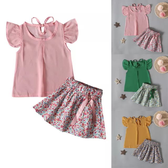 Camicia gonna floreale vestiti set abbigliamento