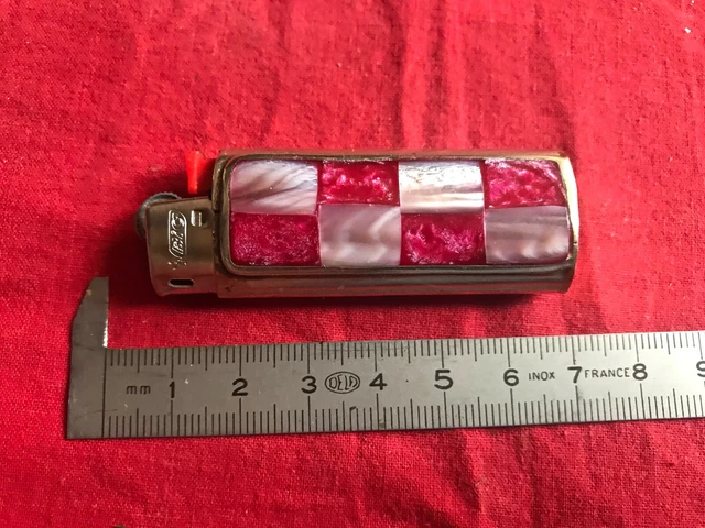 Étui à Briquet BIC En Argent Sterling 925 - Filigrane Portugais Nadir, Classique Ou Mini