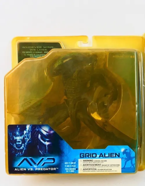 Alien vs Predator GRID ALIEN 7" Figure McFarlane Toys New! (AvP Spawn) 2004