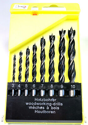 Wood Working Tool Set Wood Drill Bit Set 3MM-10MM Brad Point Drill Bit