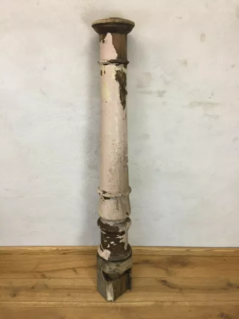 Alter originaler Treppenpfosten aus der Gründerzeit um 1900 Buchenhholz ca. H124 Alter originaler Treppenpfosten aus der Gründerzeit um 1900 Buchenhholz ca. H124