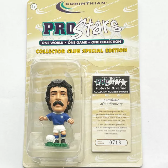 RIVELINO Brazil Away Corinthian ProStars Collector Club Special Blister PRO992