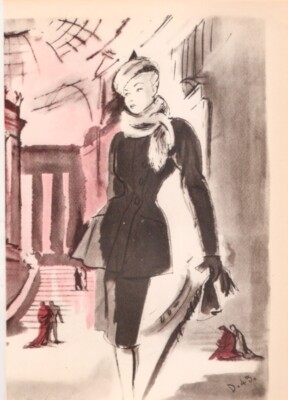 PUBLICITE AD MODE FASHION JEANNE LANVIN PIERRE SIMON 