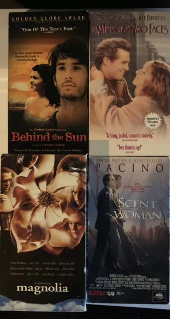 RARE! Behind the Sun VHS Scent Of A Women/Magnolia/The Mirror Has Two Faces ++++