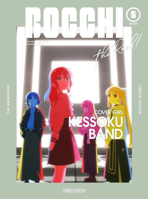 Bocchi the Rock Vol.5 First Edition Blu-ray Soundtrack CD Booklet Japan