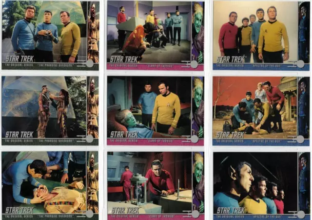 Skybox Star Trek The Original Series Season 3 Complete Set 75 & Character 48 Log