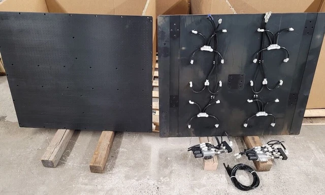 Aluminum Vacuum Hold Down / Float Table 34" x 40" Venturi Generators SMC Piping Aluminum Vacuum Hold Down / Float Table 34" x 40" Venturi Generators SMC Piping