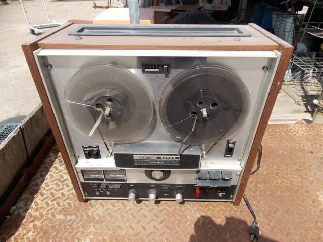 TEAC A-4070G BI-DIRECTIONAL Recording Stereo Tape Deck Reel To