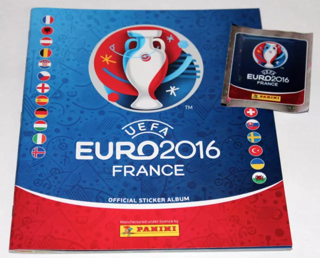 Panini UEFA EM EURO FRANCE 2016 STICKER – LEERALBUM EMPTY ALBUM GERMANY + BONUS!