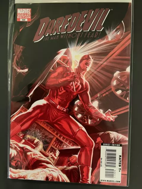 Daredevil the Man Without Fear #500 Marvel Comics Variant cover