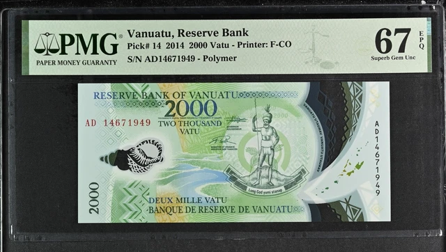 VANUATU 2000 VATU – P 14 – UNC – N U M I S D R A G O N - Foto 4