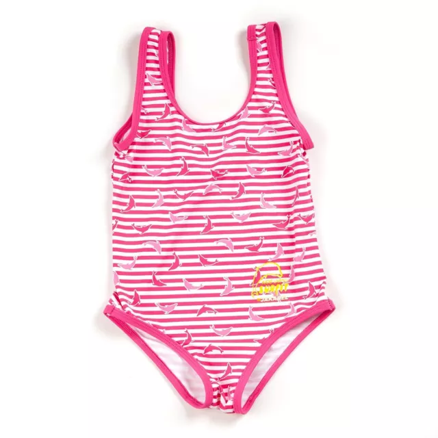 Surfit Mädchen Badeanzug Schwimmanzug UV-Schutzfaktor 50, Rosa 12-24 Monate