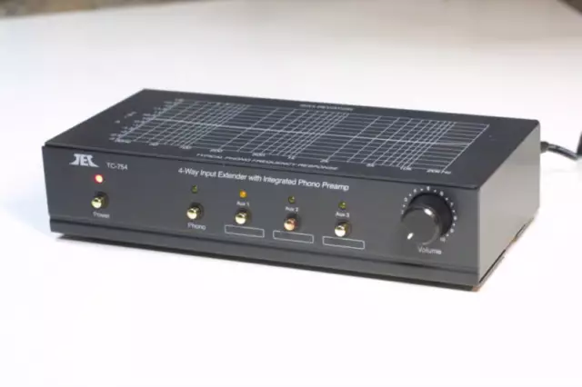 TCC TC-754  Phono Preamp w/ 3 AUX Inputs; BLACK VERSION