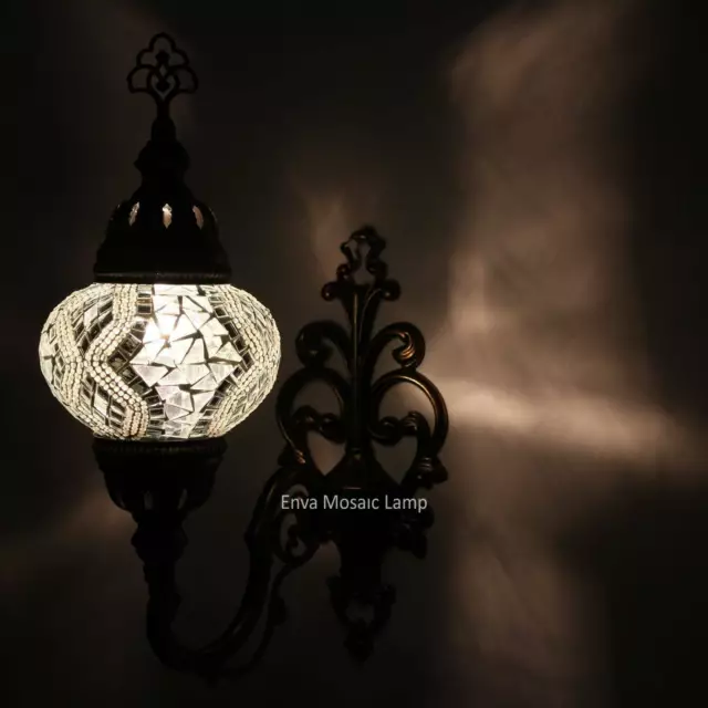 Applique murale en mosaïque Turque Style marocain multicolore lampe lumière
