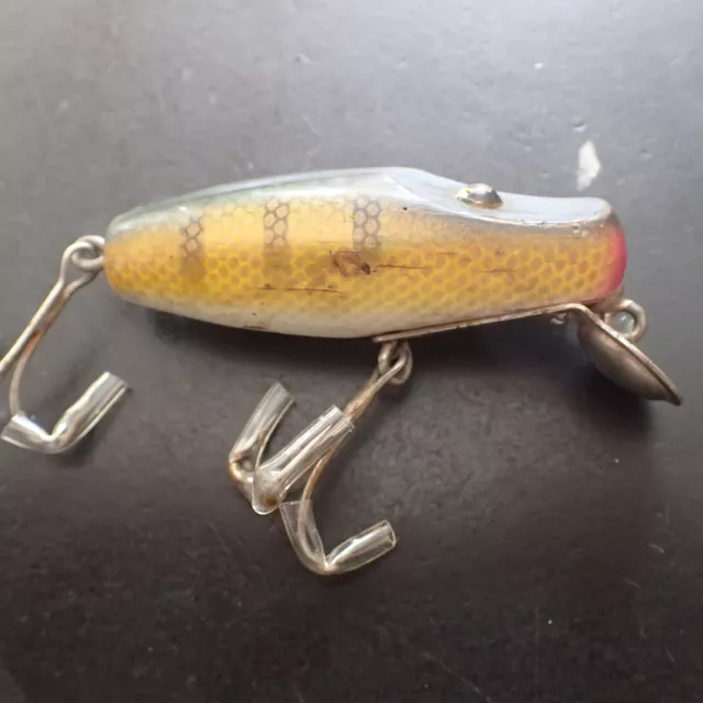VINTAGE PAW PAW 3300 Side Hooker Underwater minnow fishing lure